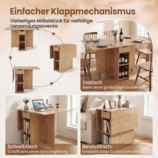 Klappbarer Esstisch Klapptisch
