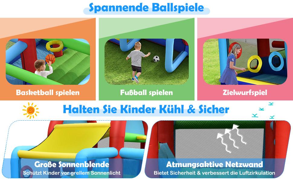 aufblasbare Hüpfburg