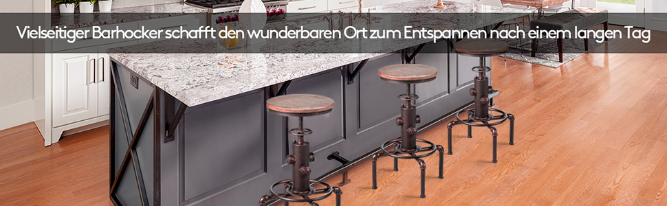 Industrie-Vintage-Barhocker