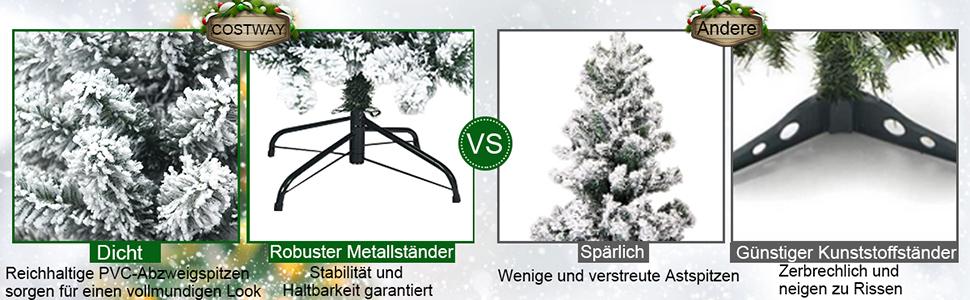 Künstlicher Weihnachtsbaum mit 461 Zweigenals CM22873 A