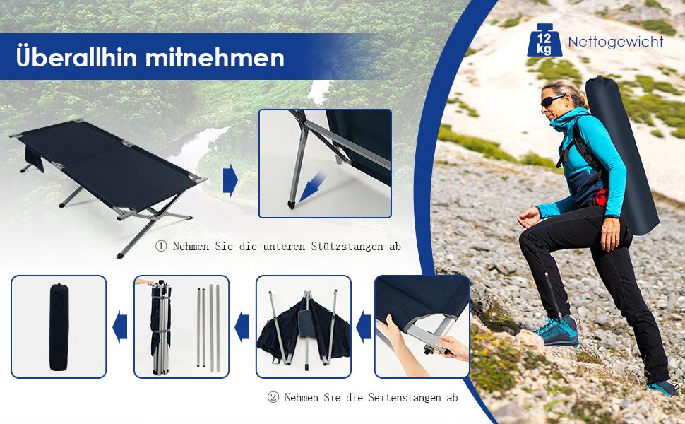 Klappbett für Erwachsene