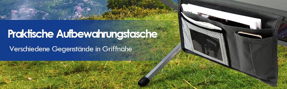 Zeltbett für Rucksacktouren