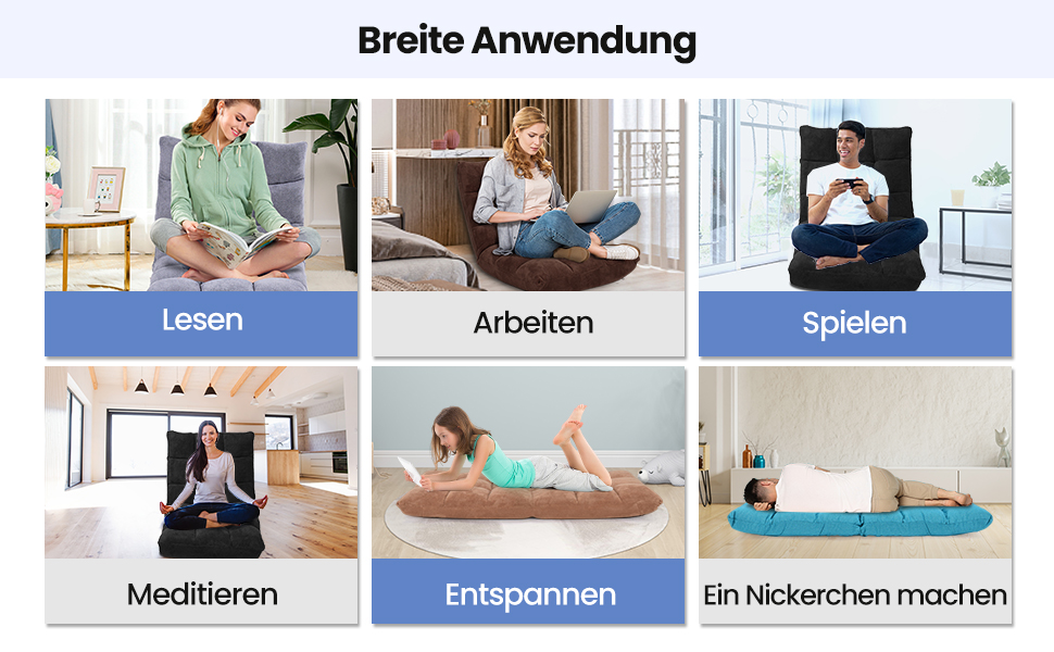Fauler Sofa-Boden-Stuhl