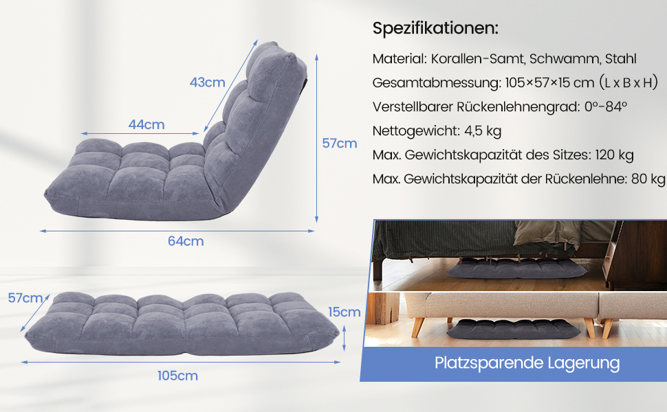 Faltbarer Fensterstuhl