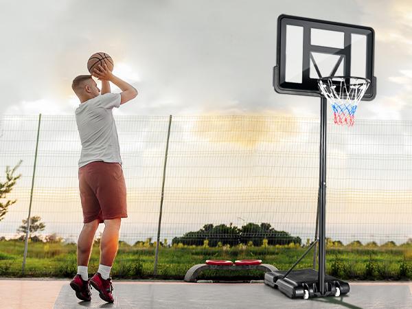 basketballkorb auf rädern