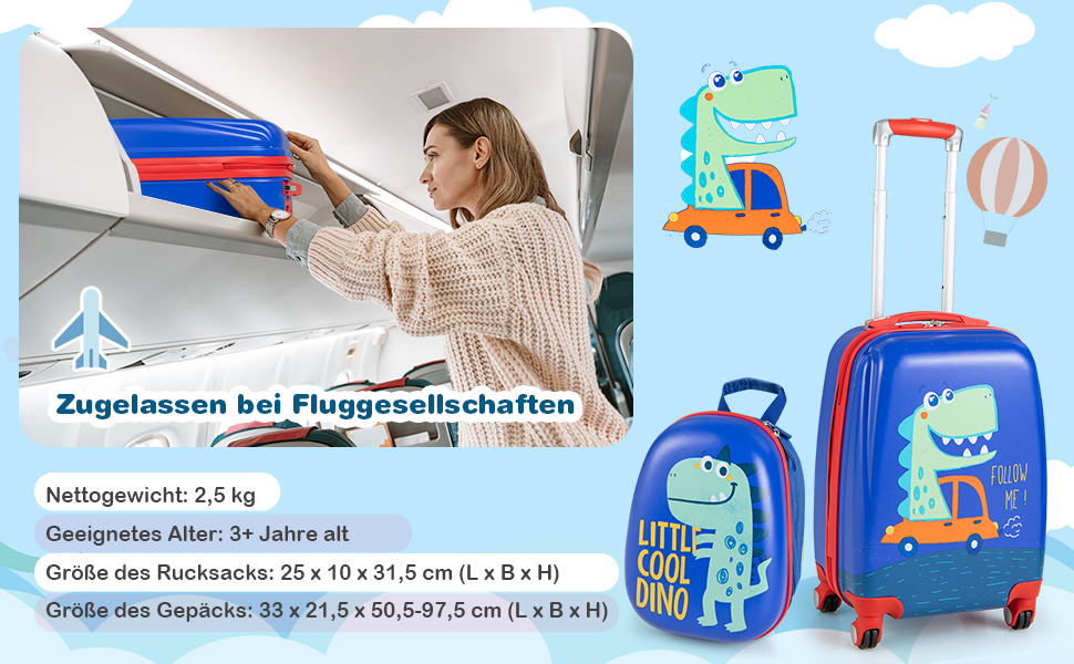 Hartschalen-Reisegepäck für Kinder