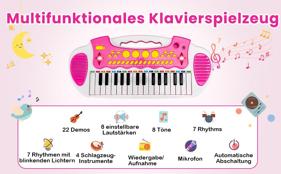 tragbares Keyboard für Kinder über 3