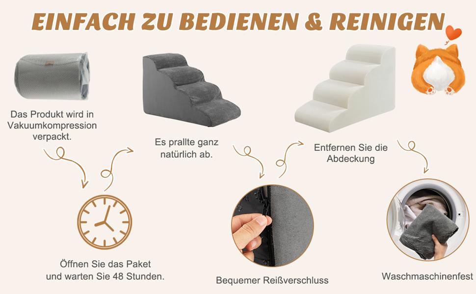 Schaumstoff-Haustierstufen