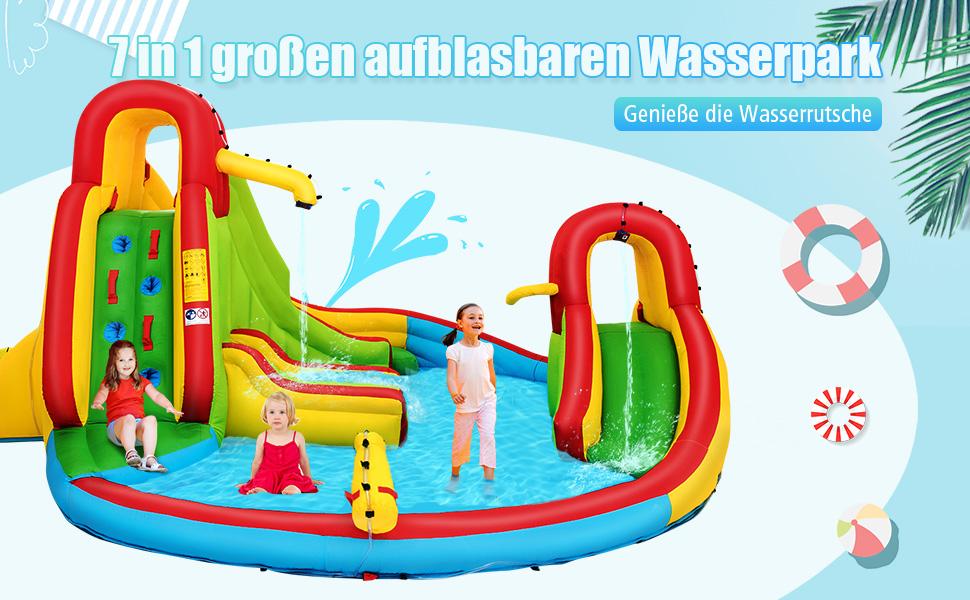 Aufblasbare Hüpfburg
