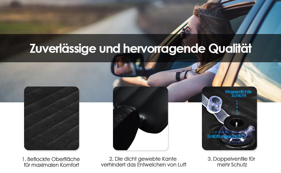 Autoluftmatratze Rückbank