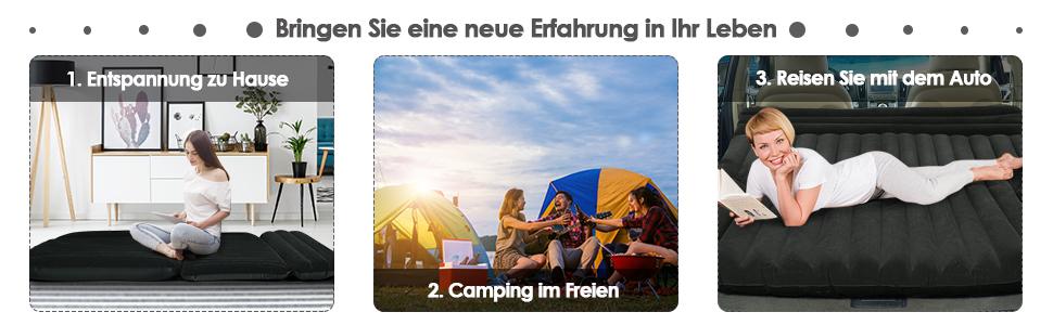 Luftmatratze für das Auto
