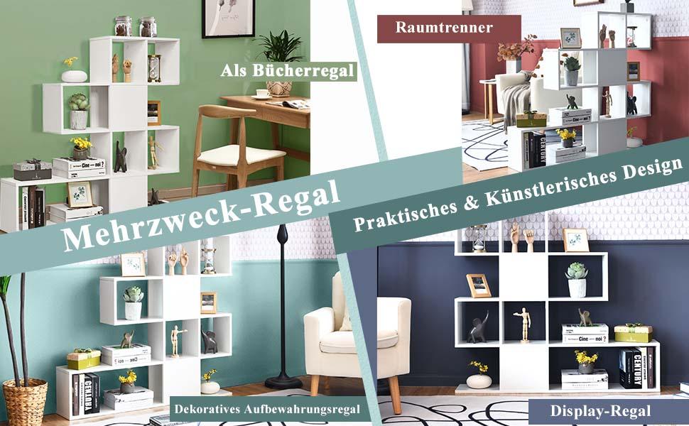Bücherregal mit 5 Ebenen