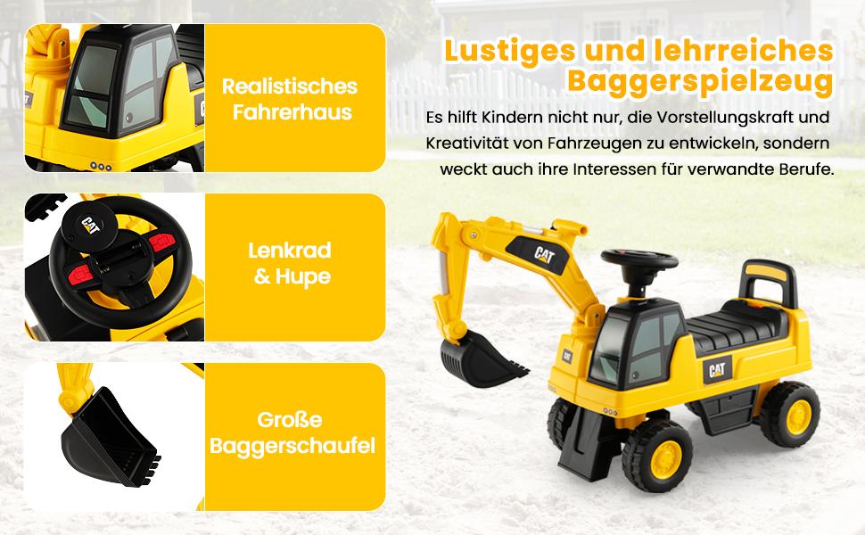 Kinder-Baustellenfahrzeug-Spielzeug