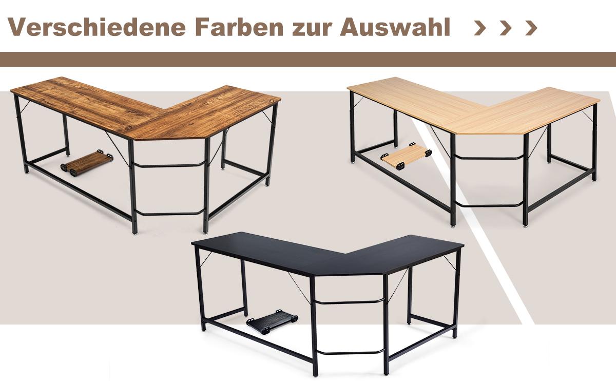 Schreibtisch in L-Form