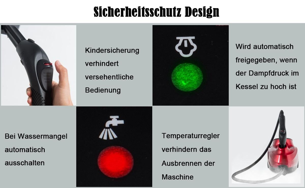 Dampfreiniger für Fußböden