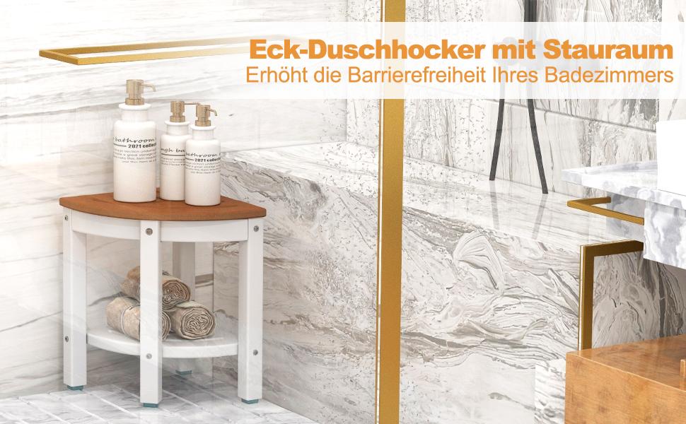 Eckduschbank