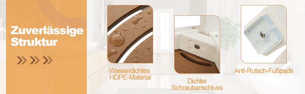 Duschhocker zum Rasieren der Beine