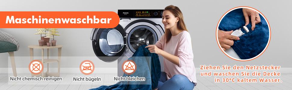 Heizdecke mit automatischer Abschaltung nach 8 Stunden