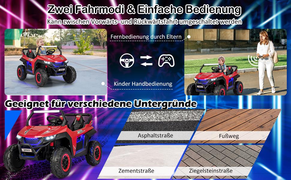 2-Sitzer-Geländewagen