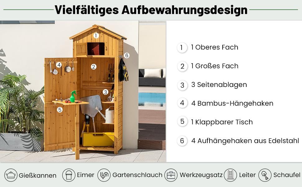 Gartengeräteschrank