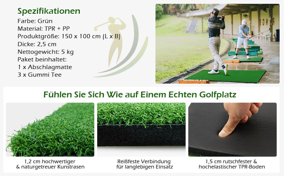realistische Gras-Putting-Matte