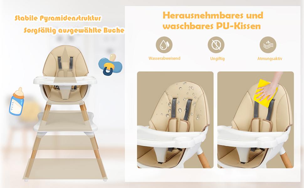 4-in-1 Baby Hochstuhl