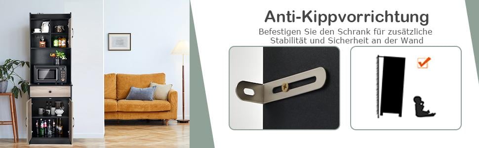 freistehender küchenschrank