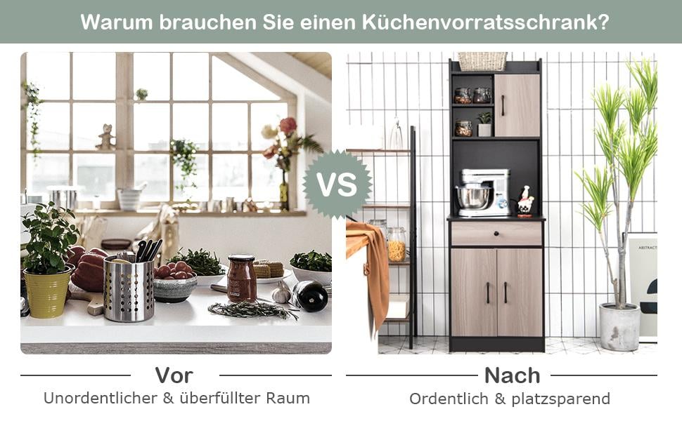 küchenschrank mit regal