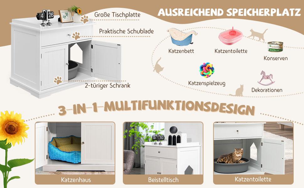 Katzenhaus-Beistelltisch