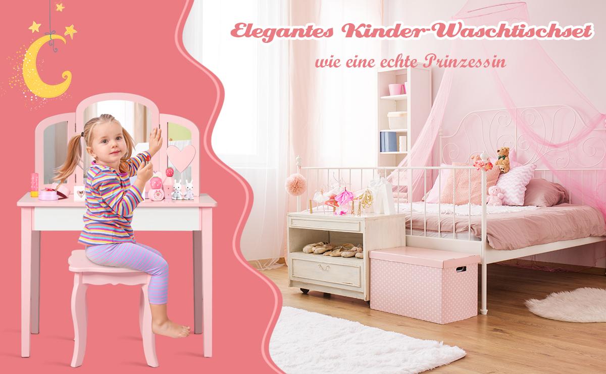 Kinder Schminktisch set Stuhl