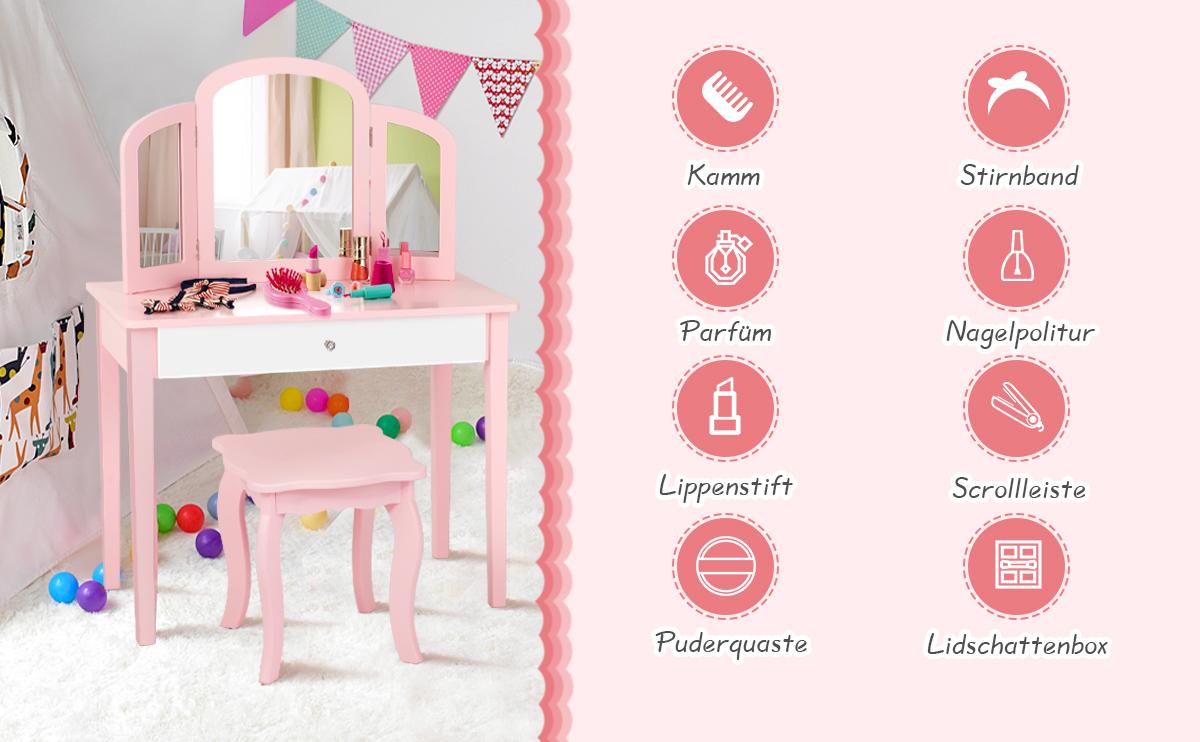 schminkhocker Kinderschminktisch
