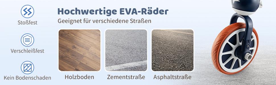 Kinderrad mit Schiebegriff