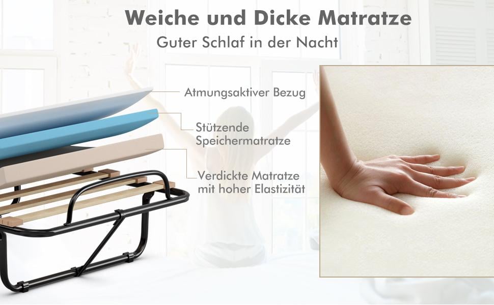 Klappbett für Büro