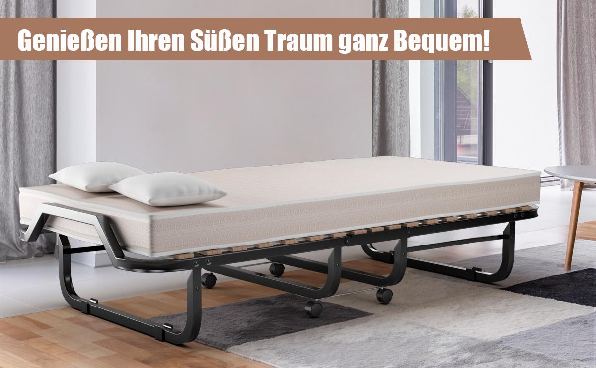 Klappbett aus Stahl