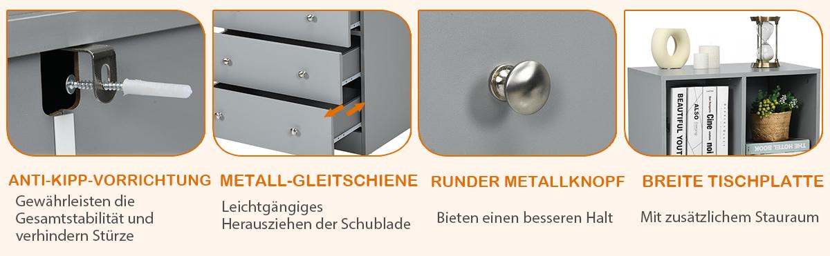 Kommode mit 3 Schubladen