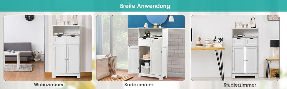 Badezimmer Bodenschrank