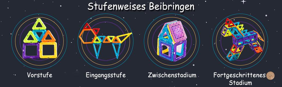Magnetische Bausteinen Set