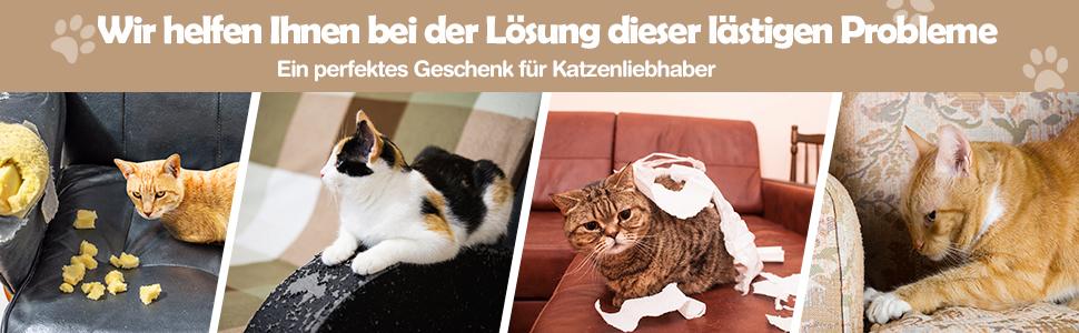 Kratzbaum mit Plüschsitz
