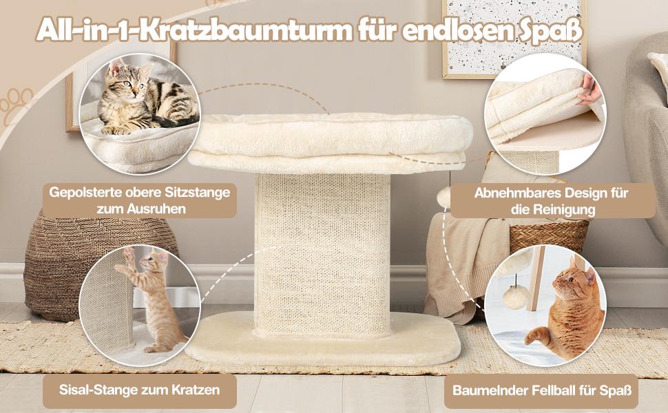 2-stöckiger Kratzbaum