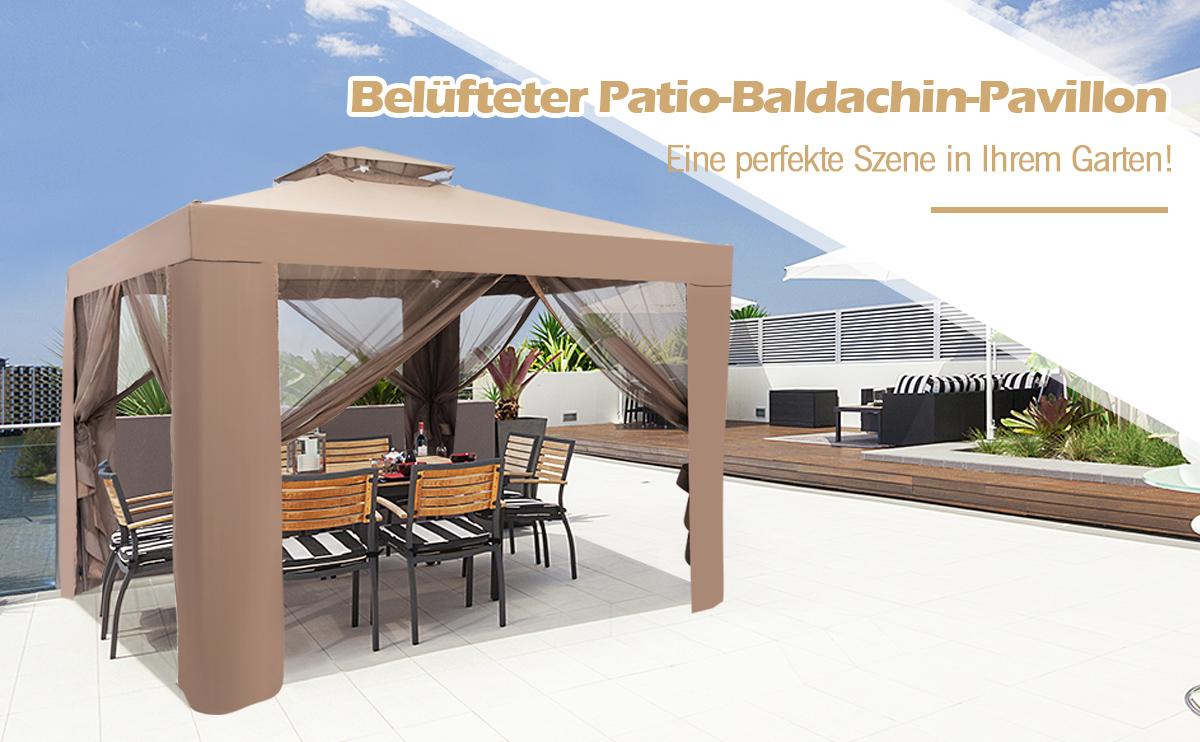 Metall-Pavillon