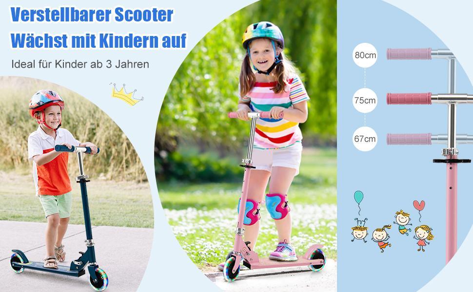 Tretroller für Kinder ab 3 Jahren
