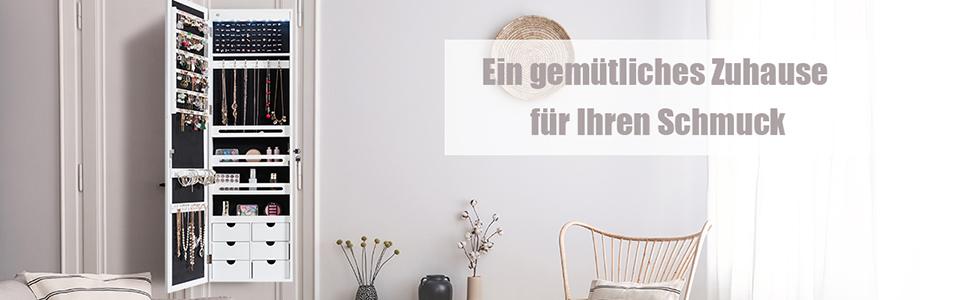 Schmuckschrank mit Schloss