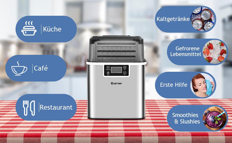 selbstreinigende eiswürfelmaschine