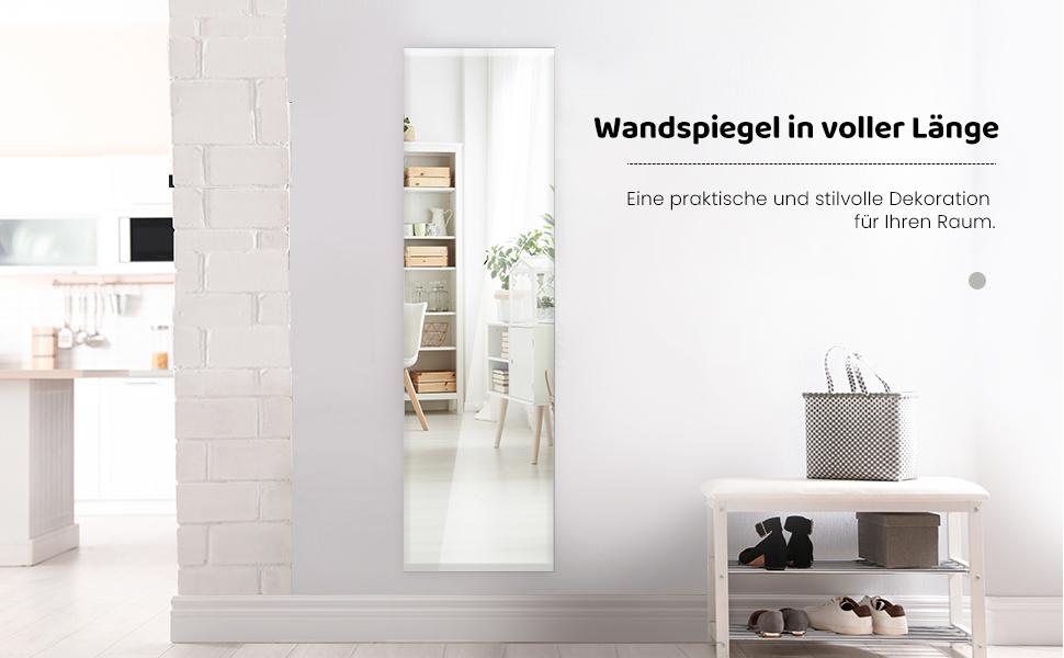 einfacher und klassischer Wandspiegel