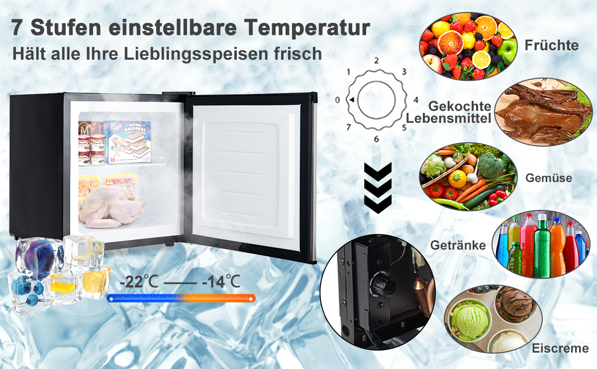 kühlschrank tragbarer kompakter Gefrierbox kleine gefriergeräte