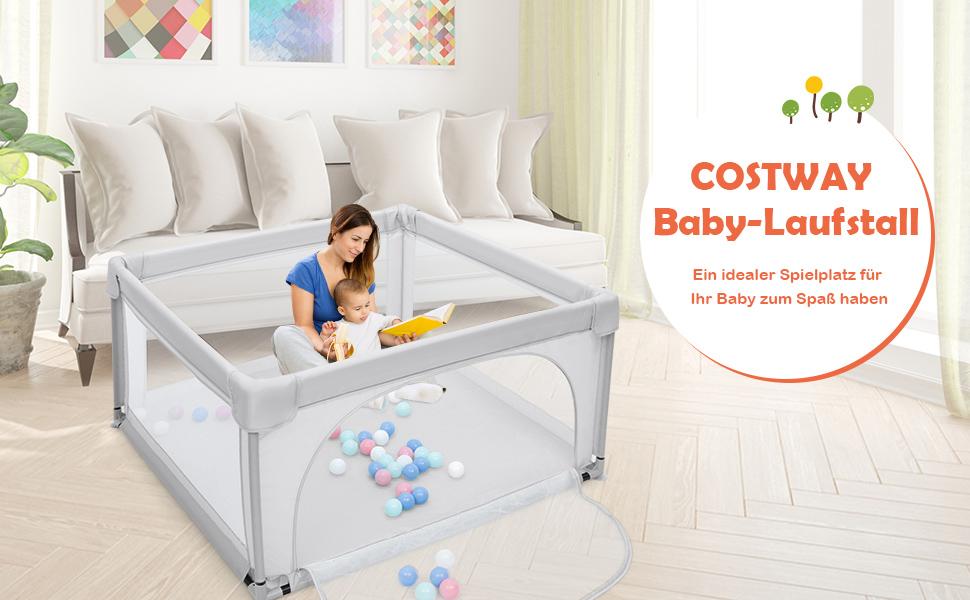 klappbarer baby laufstall