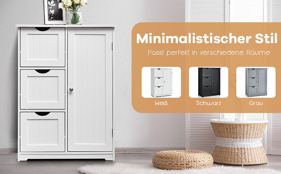 baderzimmerschrank mit großem stauraum