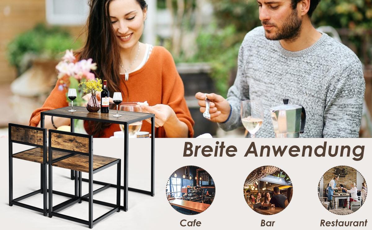 tisch mit stühlen für kleine räume