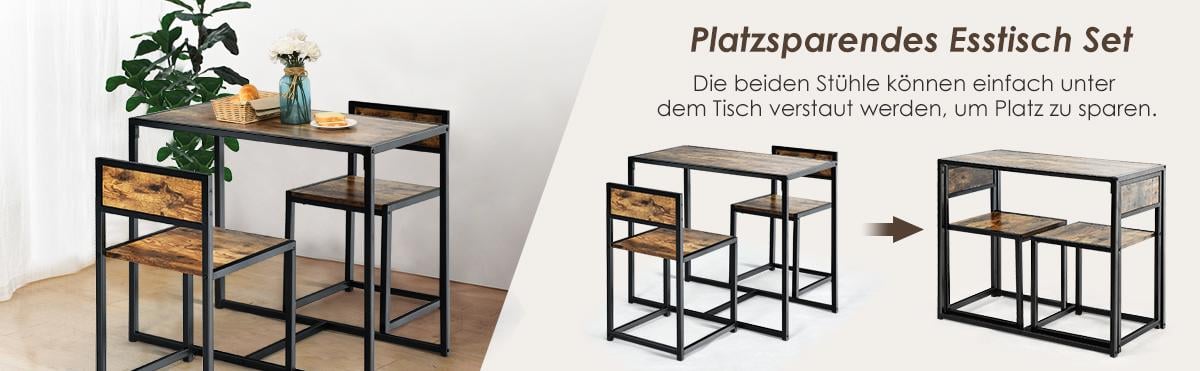 3-teiligesesstischgarnitur
