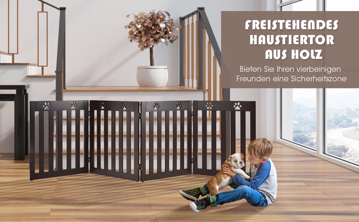 freistehendes hundetor für treppen